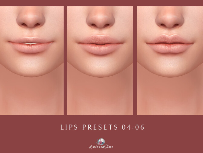 Lips Presets 04-06 at Lutessa