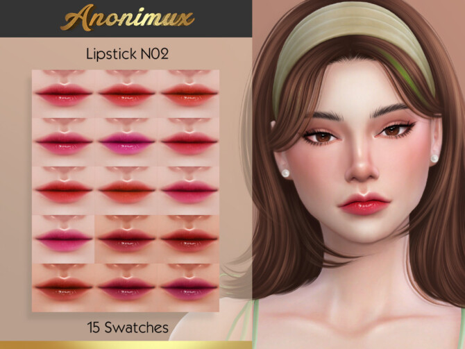 Lipstick N02 by Anonimux Simmer at TSR