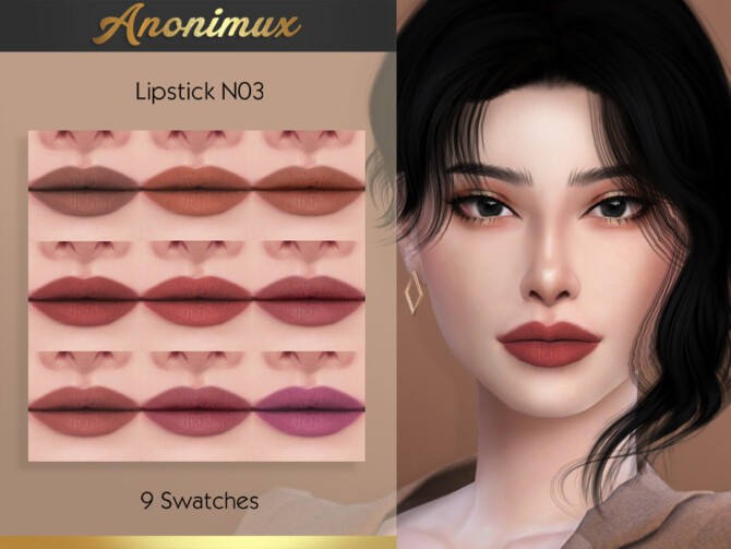 Lipstick N03 by Anonimux Simmer at TSR