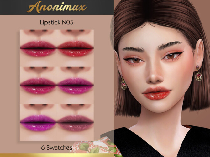 Lipstick N05 by Anonimux Simmer at TSR