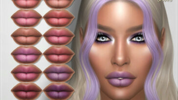 Lipstick N286 by FashionRoyaltySims at TSR