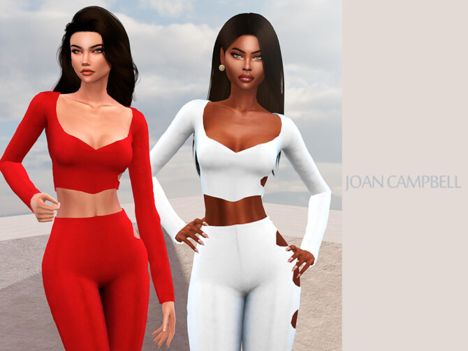 Lissa top by Joan Campbell Beauty at TSR