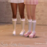 Lola Socks with Lace by Dissia at TSR