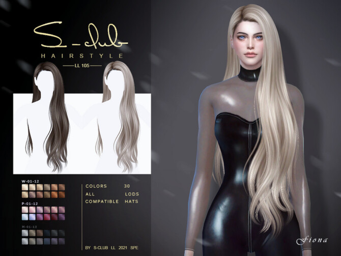 Long hair (Fiona) by S-Club at TSR