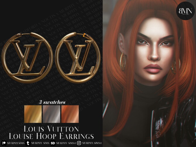 Louise Hoop Earrings at MURPHY