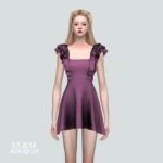 Lovely 3 Frill Mini Dress at Marigold