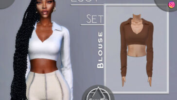 Lucy Set – Blouse by Camuflaje at TSR