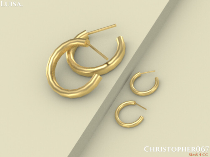 Luisa Earrings by Christopher067 at TSR