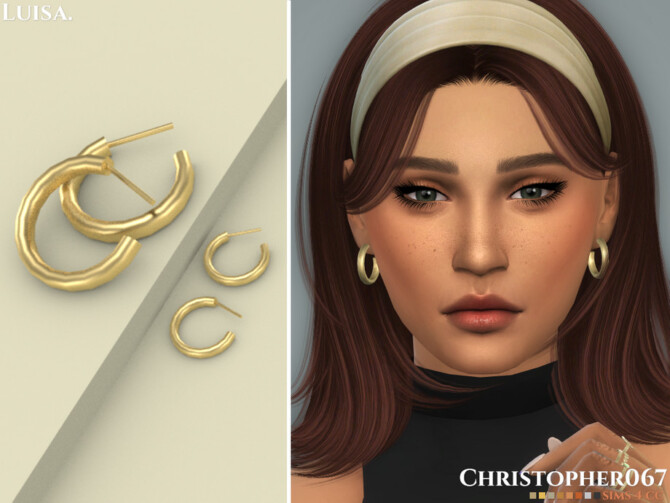 Luisa Earrings by Christopher067 at TSR