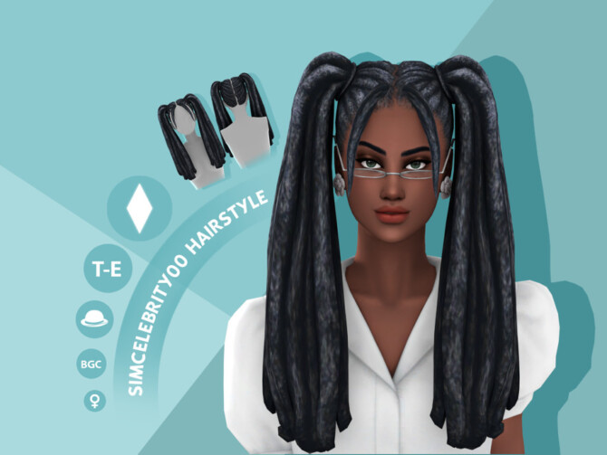 Luna Hairstyle by simcelebrity00 at TSR