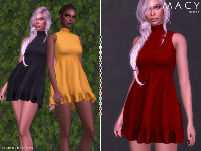 MACY dress by Plumbobs n Fries at TSR