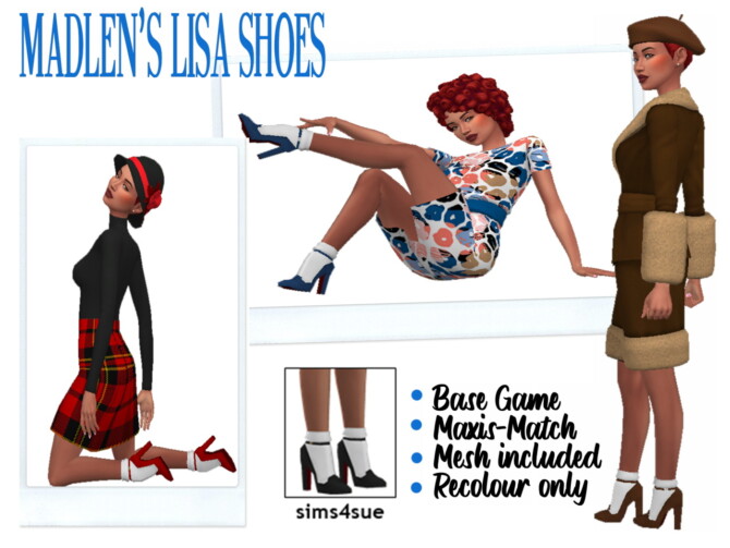 MADLEN’S LISA SHOES at Sims4Sue