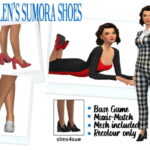 MADLEN’S SUMORA SHOES at Sims4Sue