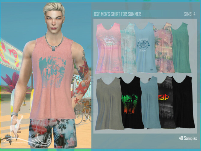 MEN’S SHIRT FOR SUMMER by DanSimsFantasy at TSR