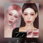 Makeup Set: eyebrows, eyeshadow & lips at MMSIMS