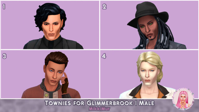 Male Townies for Glimmerbrook at MikkiMur