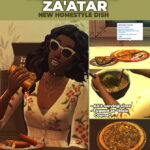 Man’oushe Za’atar Custom Recipe at Mod The Sims 4