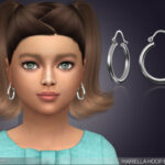 Mariella Hoop Earrings For Kids by feyona at TSR