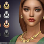 Marlene Earrings by feyona at TSR