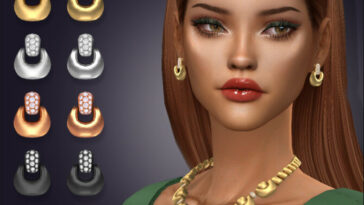 Marlene Earrings by feyona at TSR