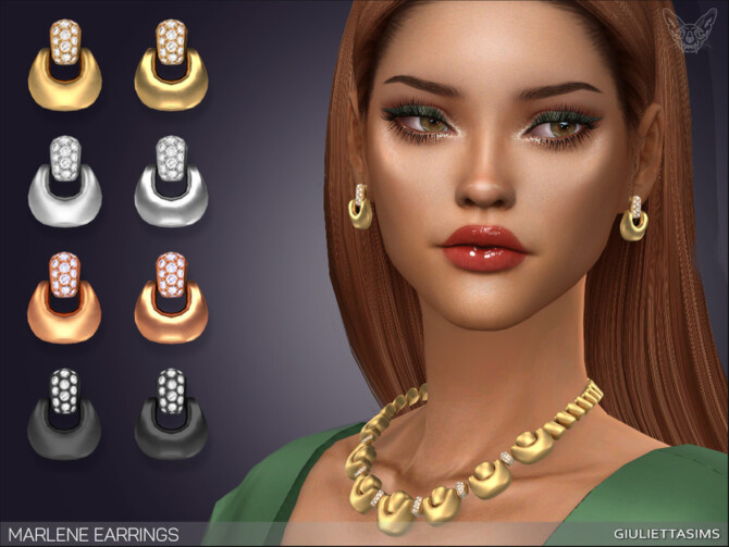 Marlene Earrings by feyona at TSR