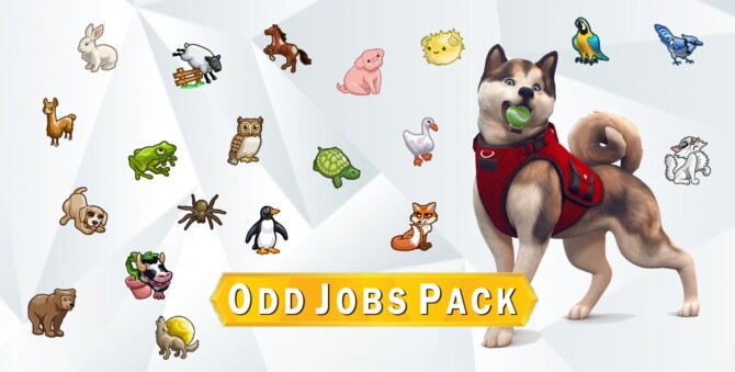 Mega Odd Job Pack 20 Animal Themed Jobs by NerdyDoll at Mod The Sims 4