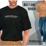 Men’s T-shirt tucked in by Sims House at TSR