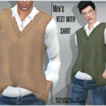 Men’s vest with shirt by Sims House at TSR