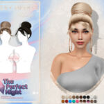 Messy Nights Hair by JavaSims at TSR