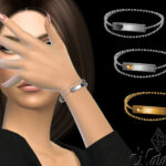 Metal bar with heart bracelet by NataliS at TSR