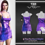 Metallic Dress BD489 by busra-tr at TSR