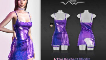 Metallic Dress BD489 by busra-tr at TSR