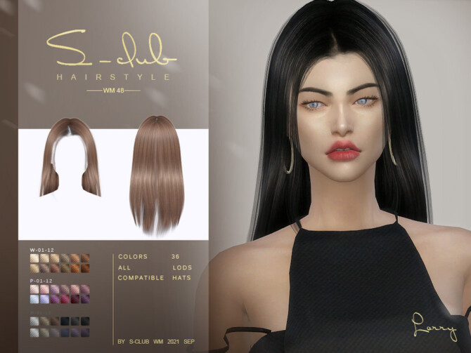 Mi Long Straight Hair (Lorry) by S-Club at TSR