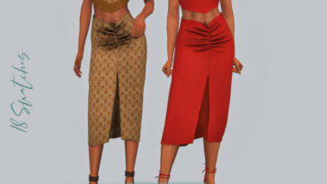 Midi Skirt BT432 by laupipi at TSR