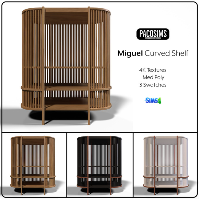 Miguel Curved Shelf at Paco Sims