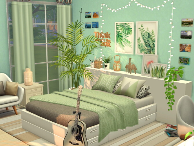 Mint Teen Bedroom by Flubs79 at TSR