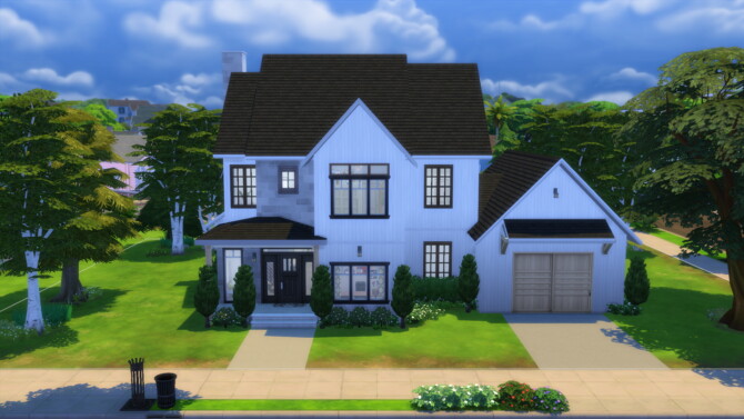 Modern Farmhouse by Vulpus at Mod The Sims 4