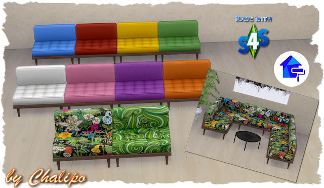 Modular Sofa Home design by Chalipo at All 4 Sims