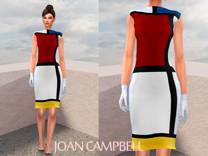 Mondrian Dress by Joan Campbell Beauty at TSR