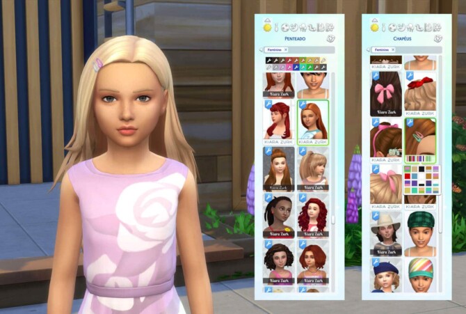 Monica Hairstyle for Girls + Clips at My Stuff Origin