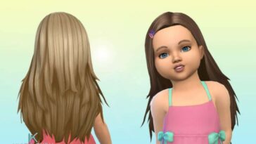 Monica Hairstyle for Toddlers + Clips at My Stuff Origin