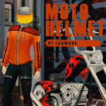 Moto Helmet by Lahawana at Mod The Sims 4