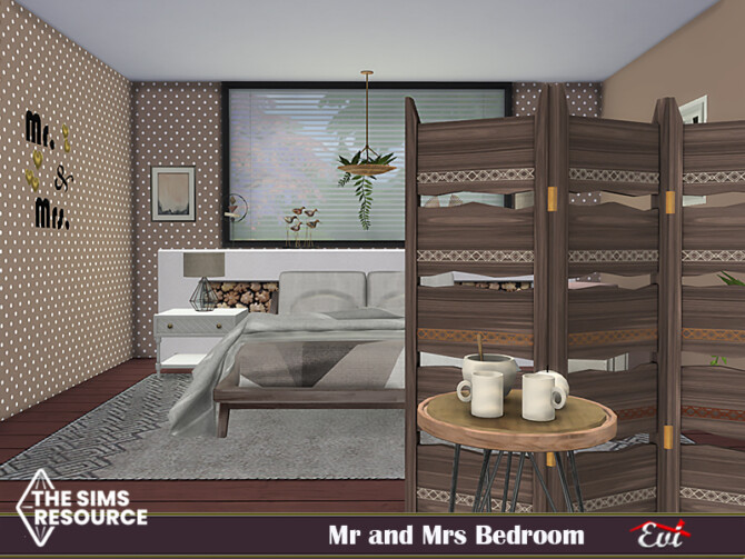 Mr. and Mrs Bedroom by evi at TSR