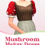 Mushroom Maksy Dress at Nolan Sims