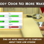 My Body Odor No More Wakes Me by FDSims4Mods at Mod The Sims 4