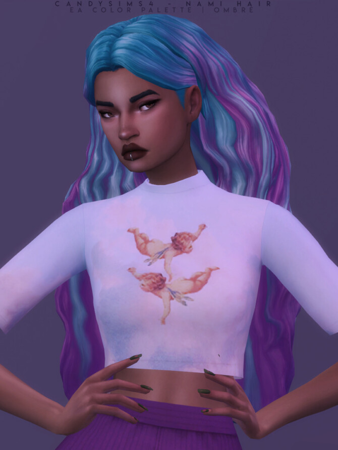 NAMI HAIR at Candy Sims 4