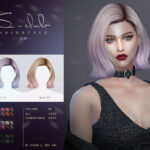 Natural short hair for girls n90 by S-Club LL at TSR