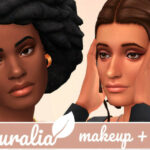 Naturalia make-up + nails at Frenchie Sim