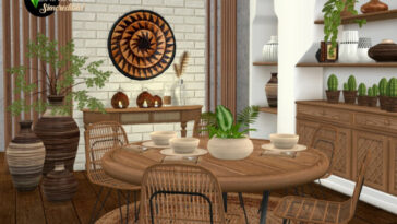 Naturalis Dining decor by SIMcredible at TSR