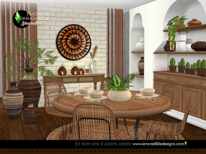 Naturalis Dining decor by SIMcredible at TSR